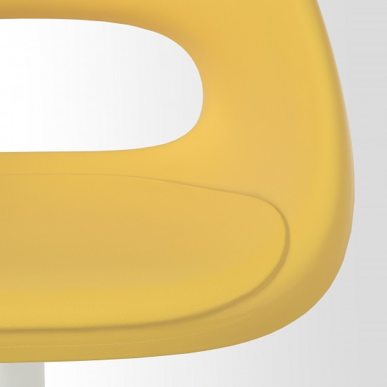 ELDBERGET/MALSKAR çalışma sandalyesi, sarı-beyaz