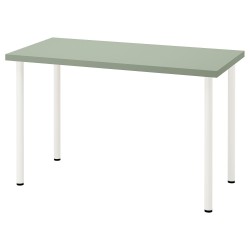 LAGKAPTEN/ADILS çalışma masası, açık yeşil-beyaz