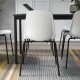 LIDAS/SEFAST sandalye, beyaz-siyah