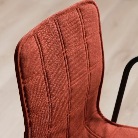LAKTARE çalışma sandalyesi, kırmızı-siyah
