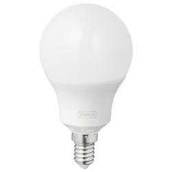 TRADFRI LED ampul E14, Işık rengi: Ayarlanabilir renkli ve beyaz