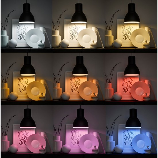 TRADFRI LED ampul E14, Işık rengi: Ayarlanabilir renkli ve beyaz