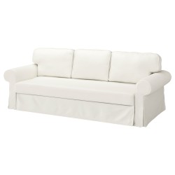 VRETSTORP 3'lü yataklı kanepe kılıfı, blekinge beyaz