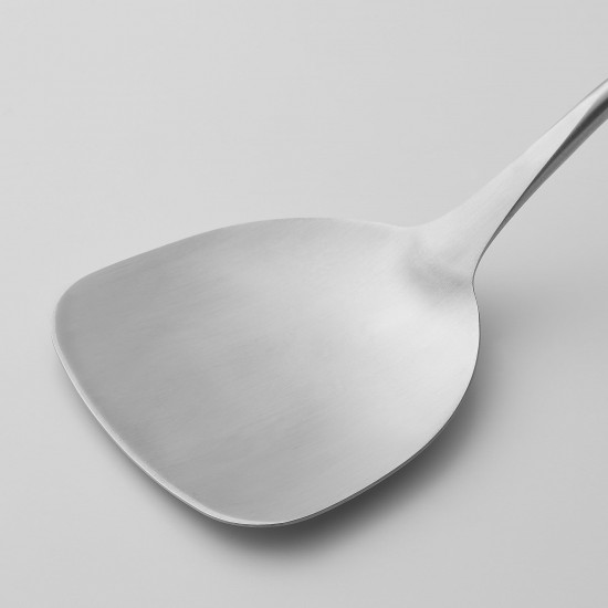 SLITSTARK spatula, paslanmaz çelik-ceviz