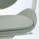 HATTEFJALL çalışma sandalyesi, gunnared açık yeşil-beyaz