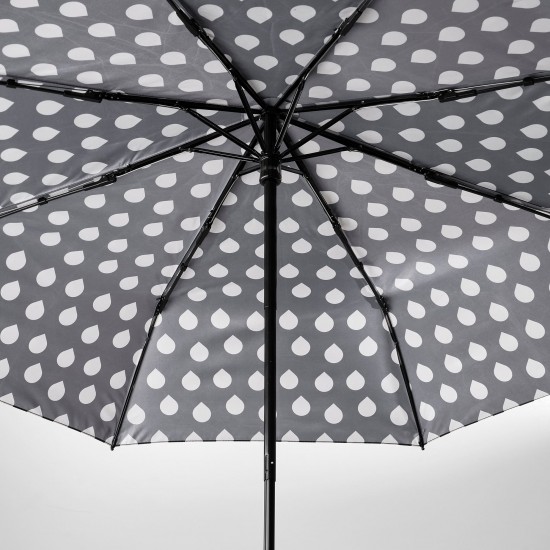 KNALLA şemsiye, siyah-bej