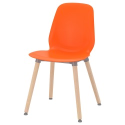 LEIFARNE/ERNFRID plastik sandalye, turuncu