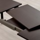 STRANDTORP/TOBIAS yemek masası takımı, kahverengi-şeffaf