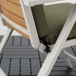 FRÖSÖN/DUVHOLMEN sandalye minderi, koyu yeşil