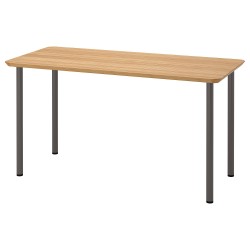 ANFALLARE/ADILS çalışma masası, bambu-gri
