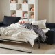 VIMLE 2'li yataklı kanepe ve uzanma koltuğu, saxemara mavi-siyah