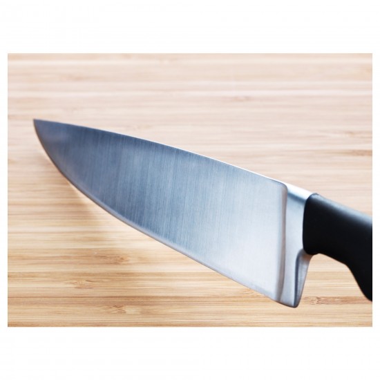 VÖRDA şef bıçağı, paslanmaz çelik-siyah