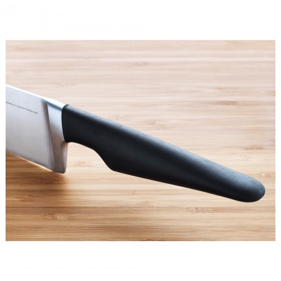 VÖRDA şef bıçağı, paslanmaz çelik-siyah