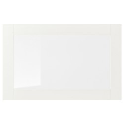 SINDVIK kapak/çekmece ön paneli, beyaz-cam
