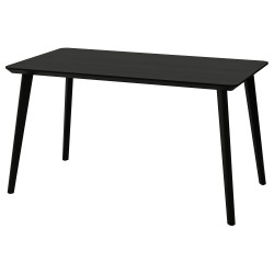 LISABO mutfak masası, siyah