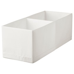 STUK bölmeli kutu, beyaz