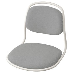 ÖRFJALL çalışma sandalyesi oturma yeri, beyaz-vissle açık gri