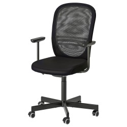 FLINTAN çalışma sandalyesi, siyah