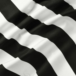 SOFIA metrelik kumaş, çizgili-siyah