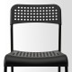 ADDE plastik sandalye, siyah