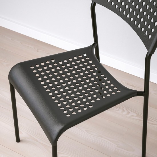ADDE plastik sandalye, siyah