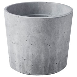 BOYSENBAR beton saksı, açık gri