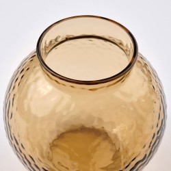 KONSTFULL vazo, kahverengi-desenli