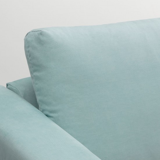 VIMLE 2'li yataklı kanepe, saxemara açık mavi