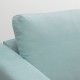 VIMLE 2'li yataklı kanepe ve uzanma koltuğu, saxemara açık mavi