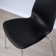 LIDAS/SEFAST sandalye, siyah-krom kaplama