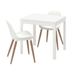 EKEDALEN/GRÖNSTA mutfak masası takımı, beyaz