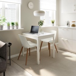 EKEDALEN/GRÖNSTA mutfak masası takımı, beyaz